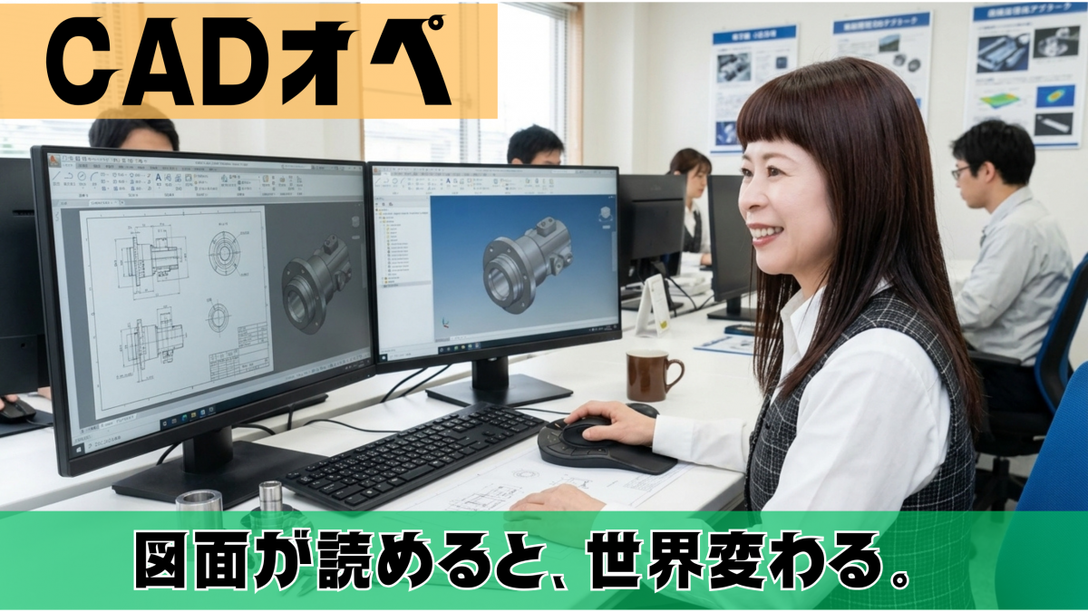 2000円～3000円!!経験を活かして、しっかり稼げるCAD/CAMのお仕事⭐️