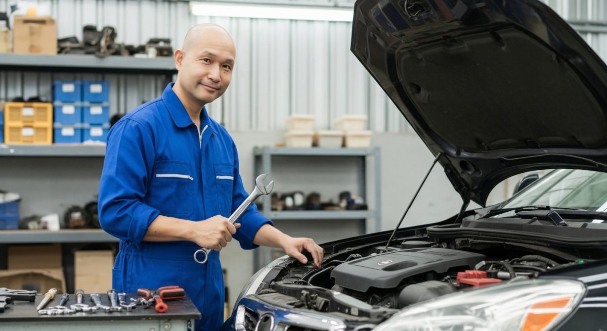 整備士資格なしでもOK！タイヤ交換やオイル交換など、できることからスタート♪